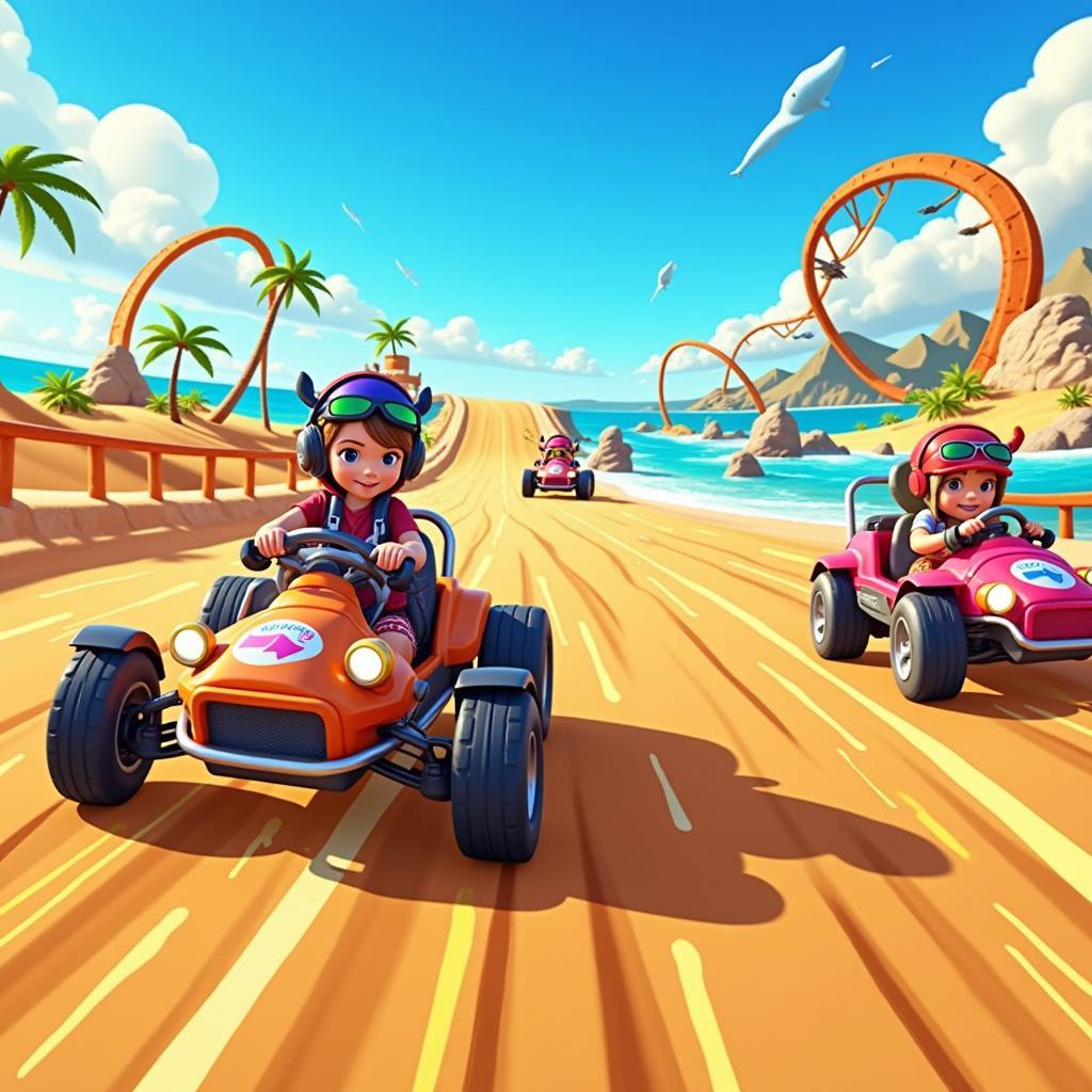 Beach Buggy Racing Gameplay Screenshot