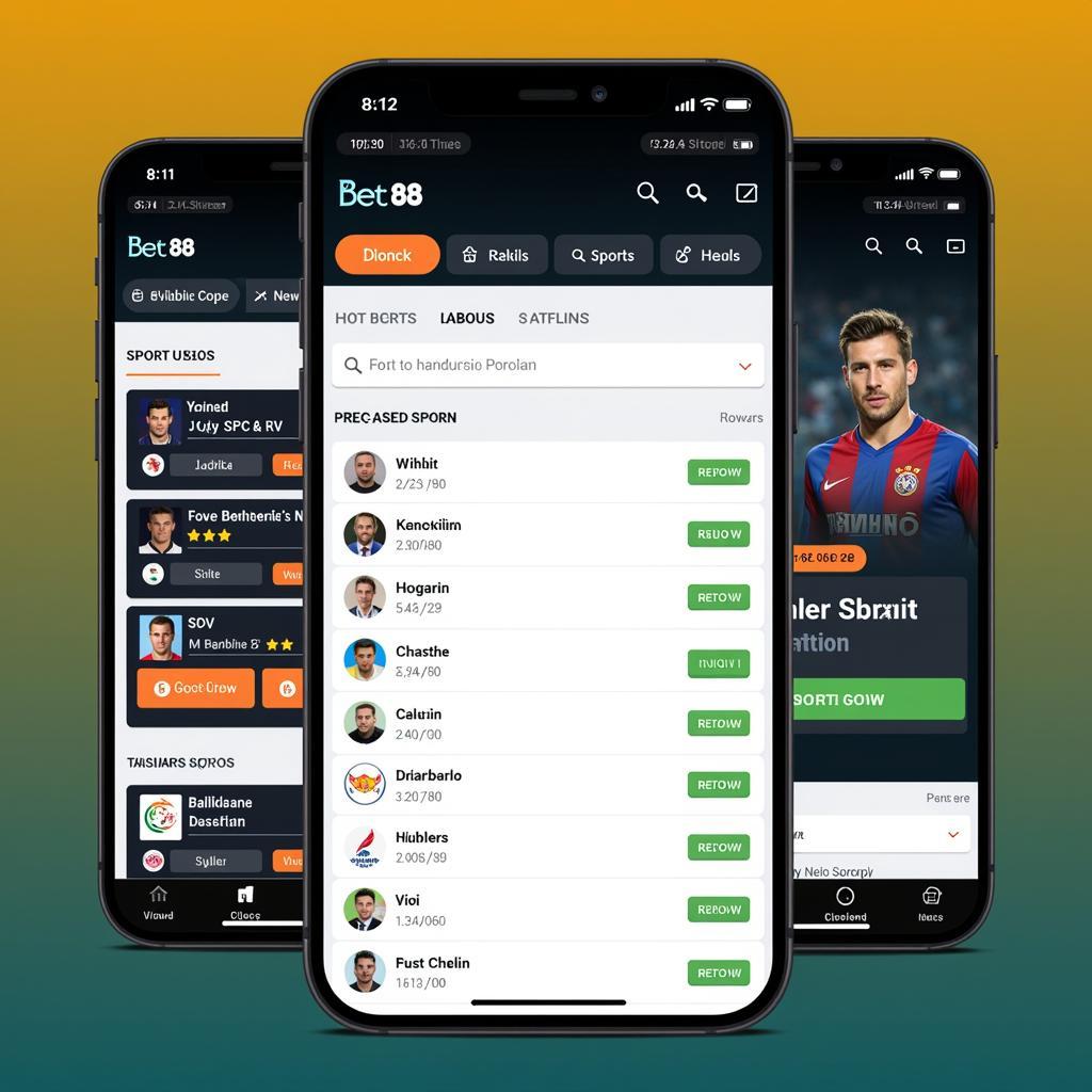 Bet88 APK Sports Betting Interface