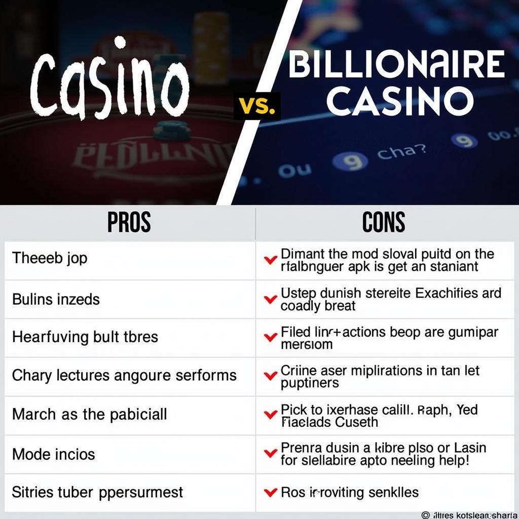 Billionaire Casino Official vs Mod