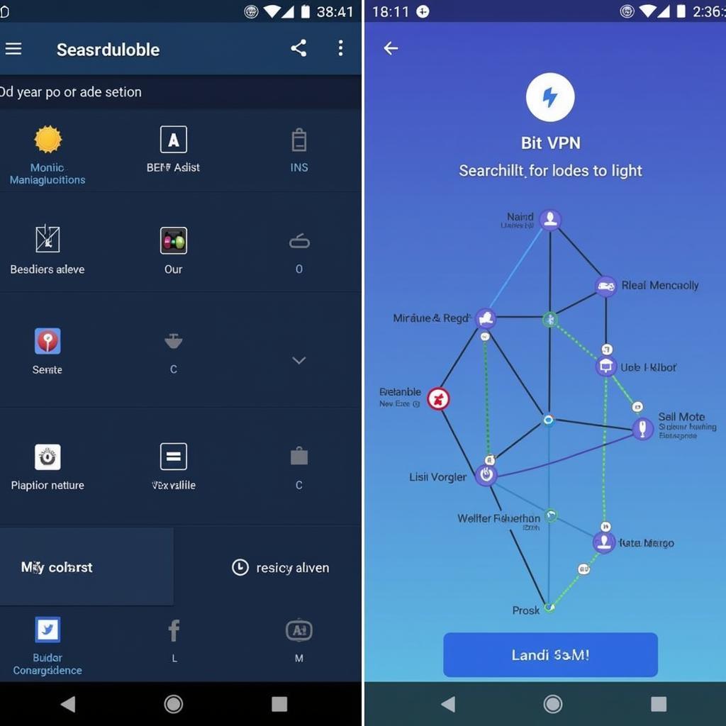 Bit VPN Mod APK Interface