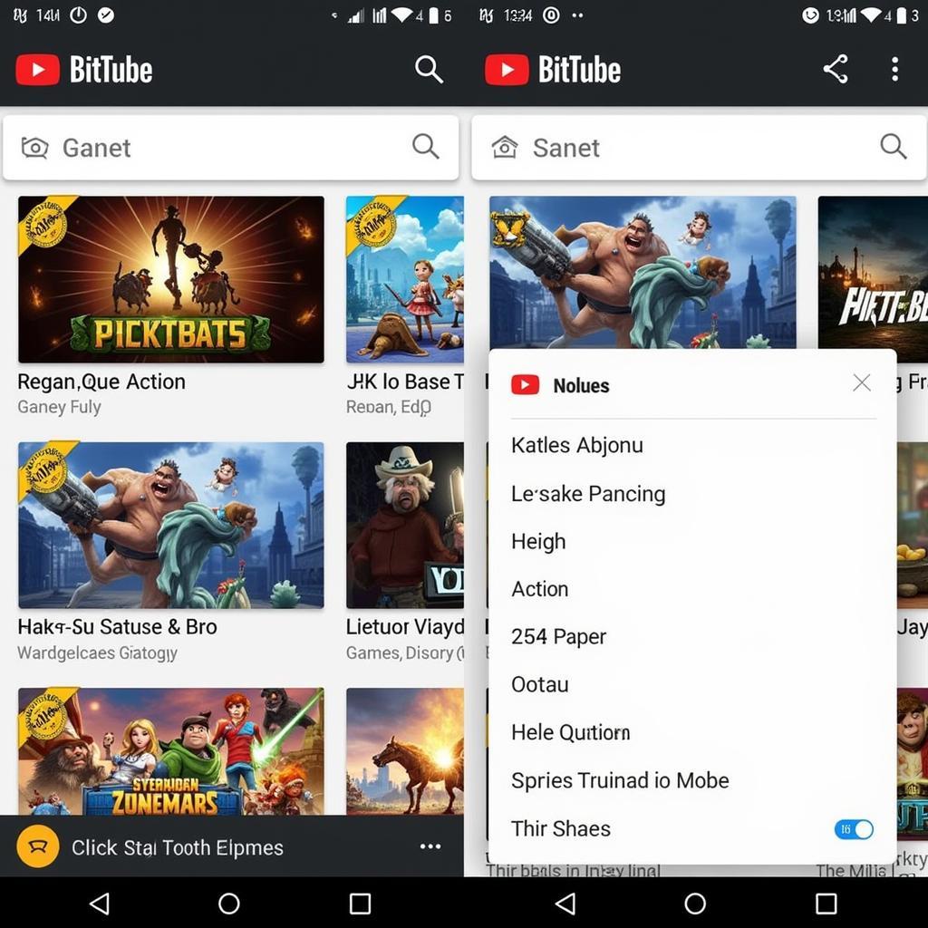 BitTube APK Game Library Screenshot