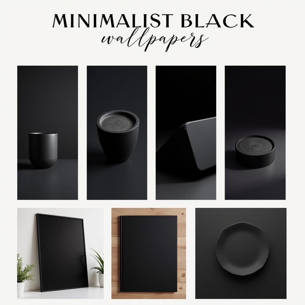 4K Minimalist Black Wallpaper Designs