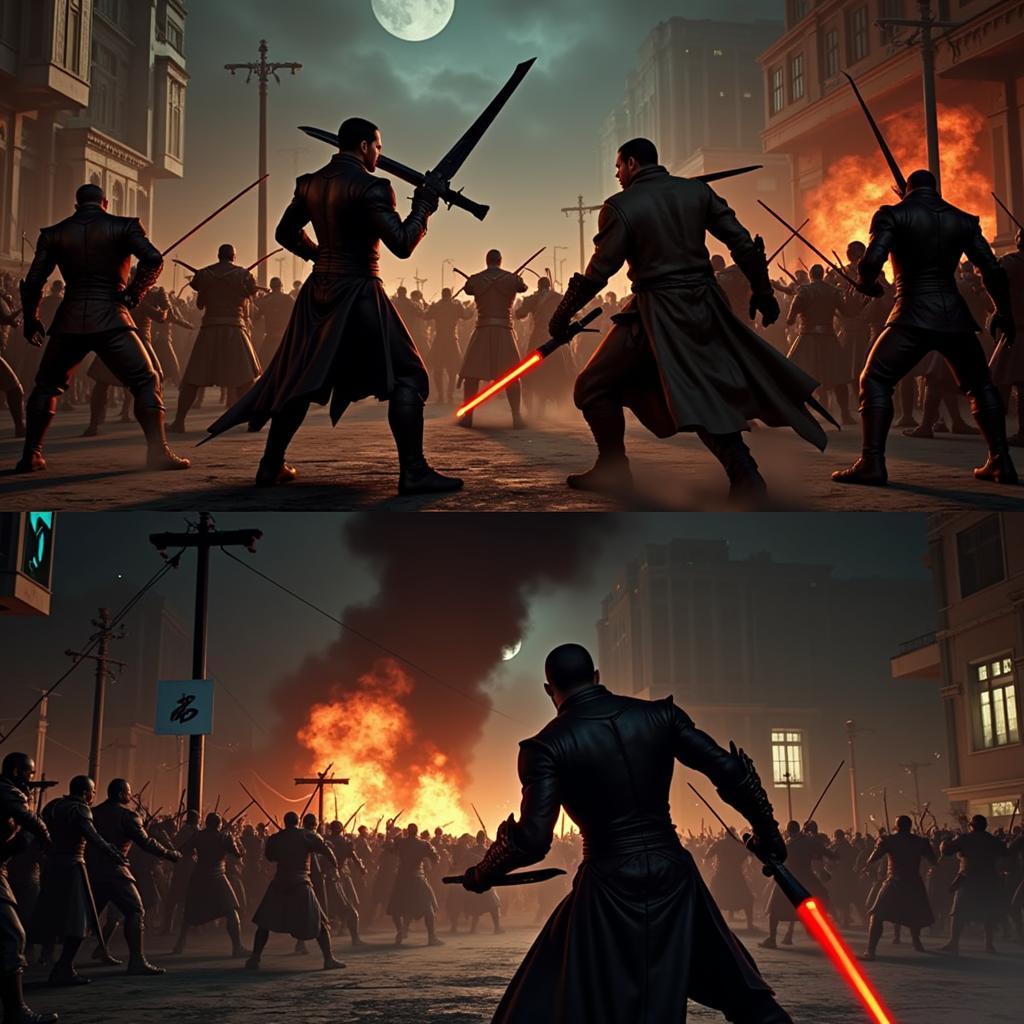 Blade II APK Combat Screenshot