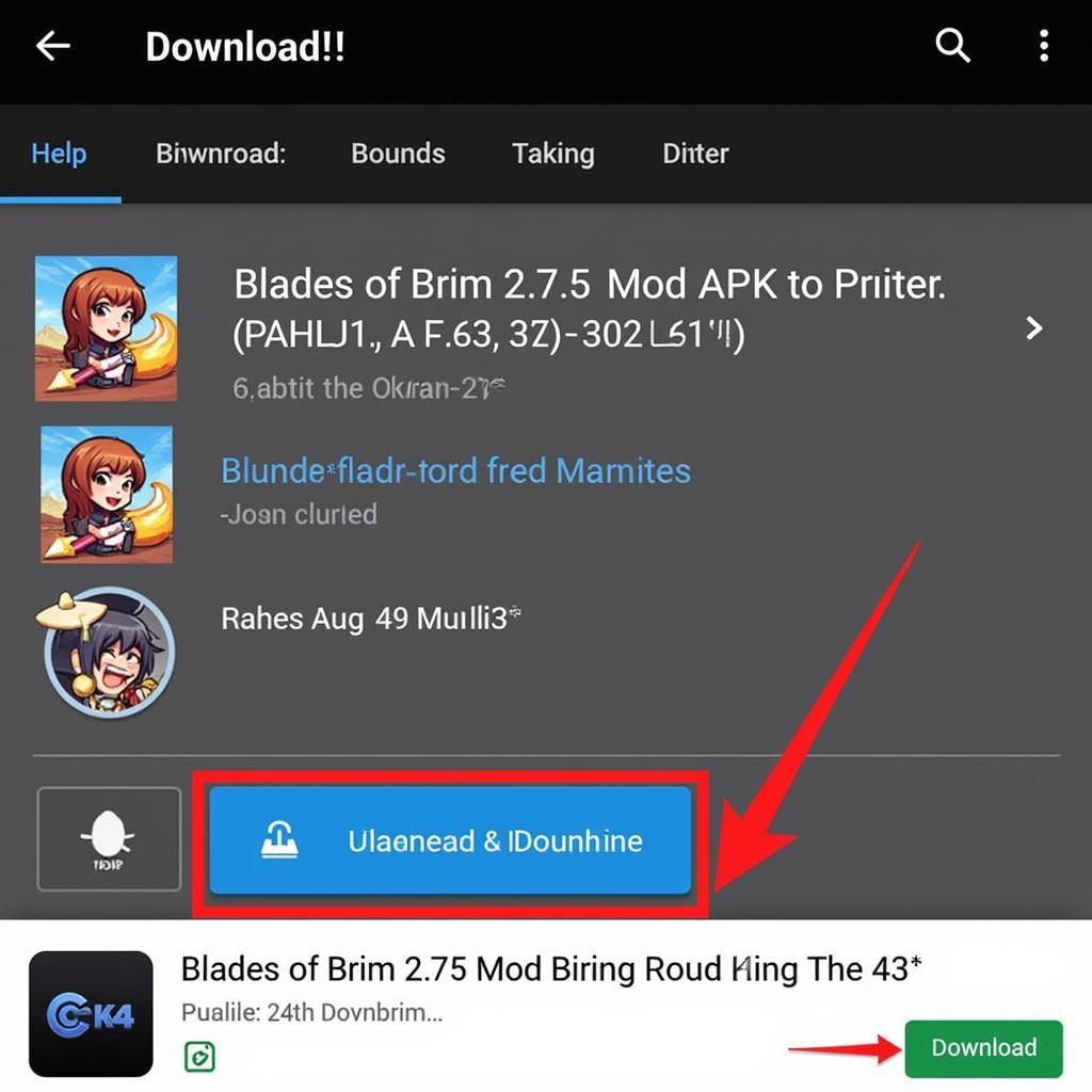 Blades of Brim Mod APK Download Screenshot