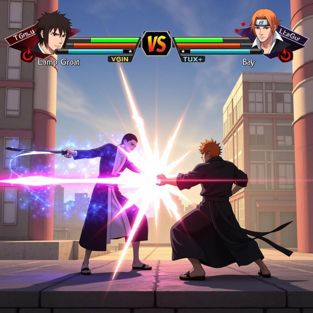 Bleach 3D Mobile Mod APK PvP Battle Screenshot