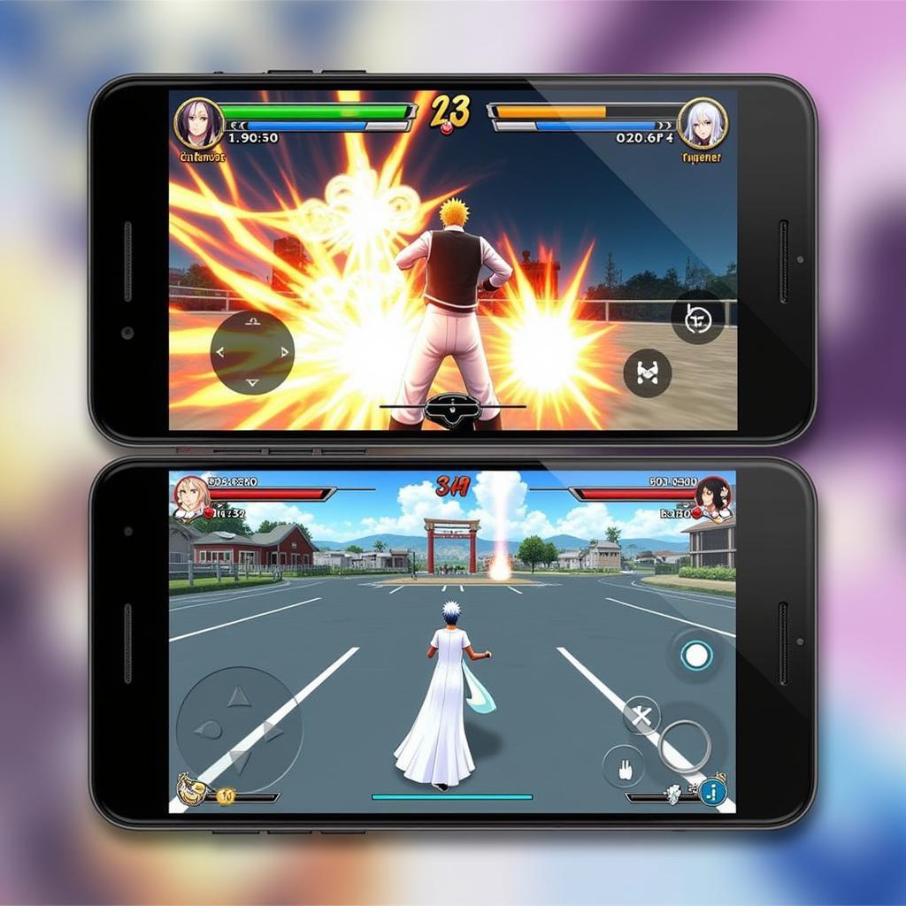 Bleach Mobile 3D Gameplay on Mobile Device After APK Download