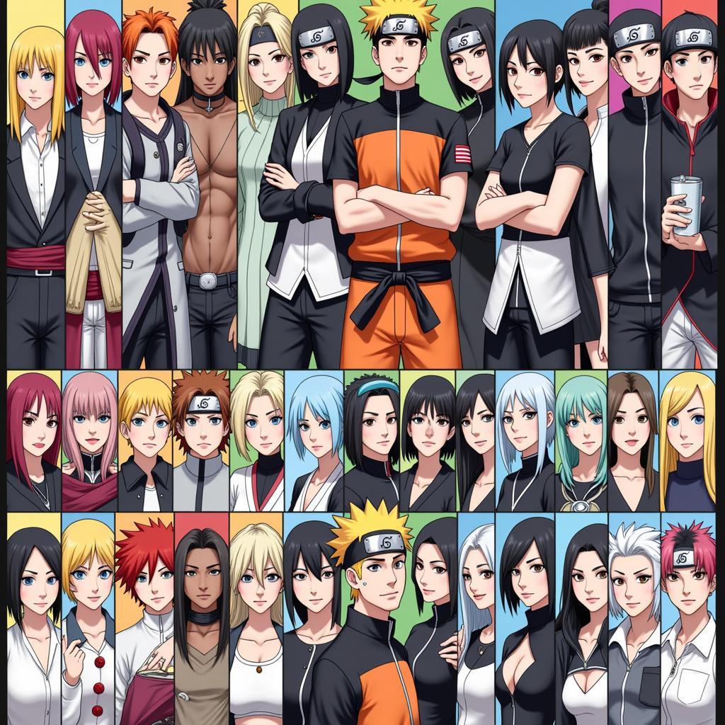 Bleach vs Naruto 2.09 APK Character Select Screen