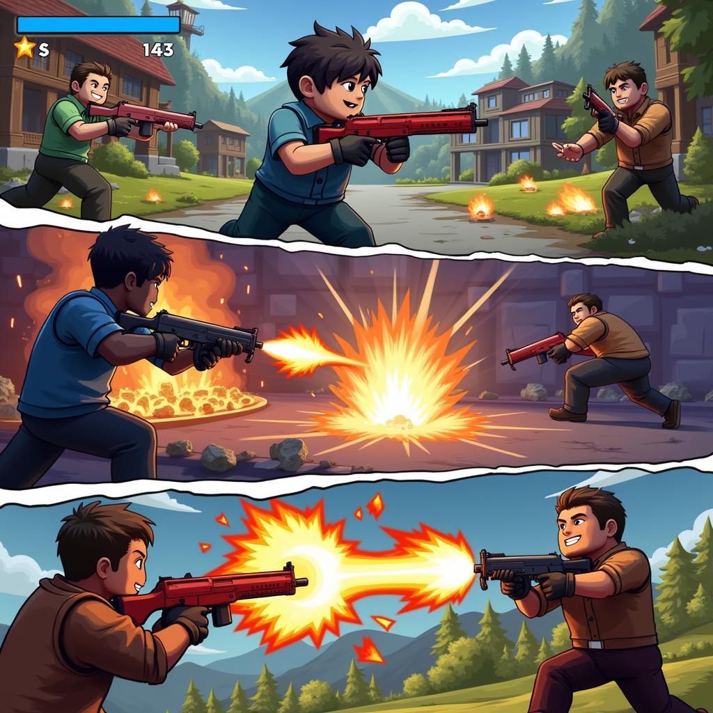 Block City Wars Mod APK Gameplay Screenshot