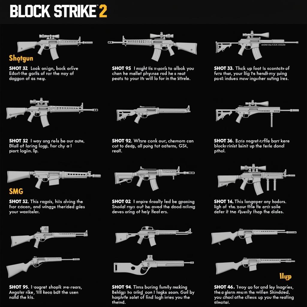 Block Strike 2 Weapon Selection