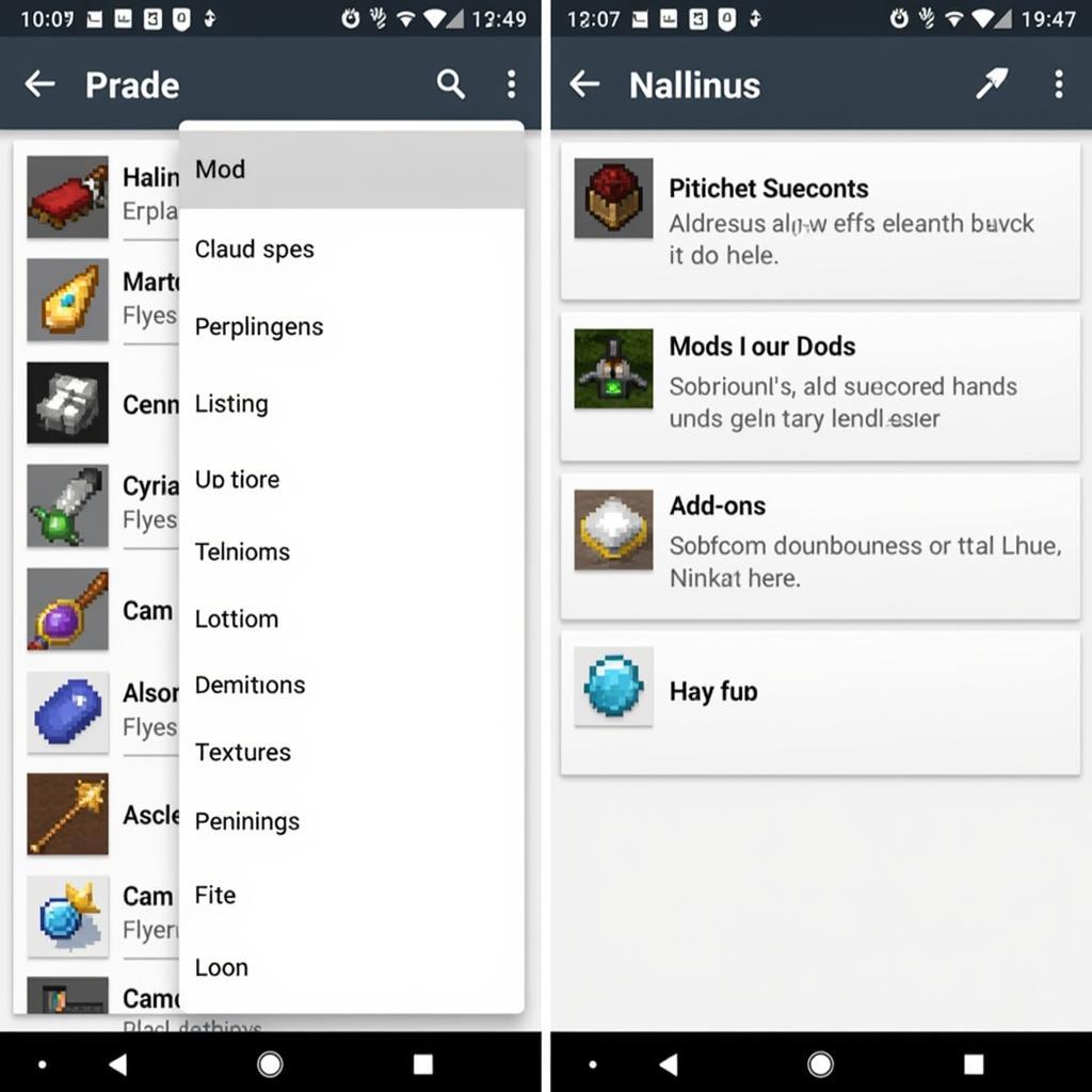 BlockLauncher 1.16.2 APK Interface