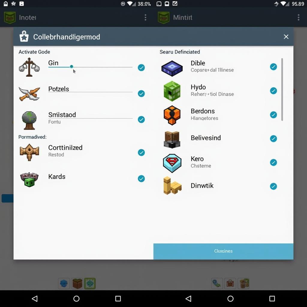 BlockLauncher 1.16.2 APK Mod Management