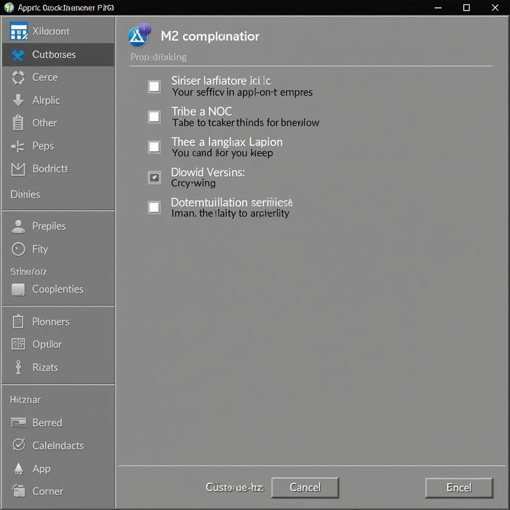 BlockLauncher Settings Menu