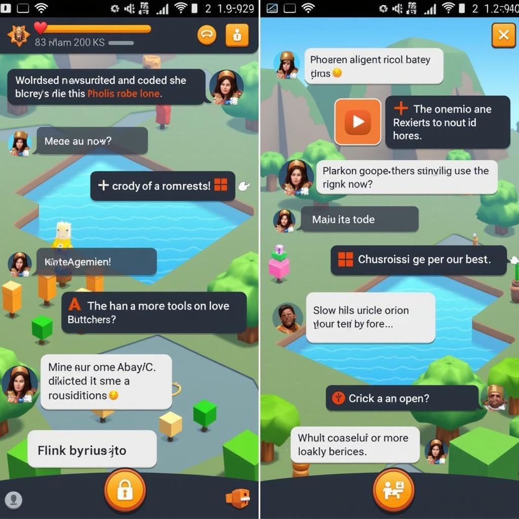 Blockman GO 1.9.25 Community Interaction Screenshot