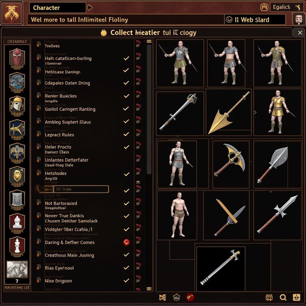 Blood and Glory Mod APK Revdl Character Customization Screenshot