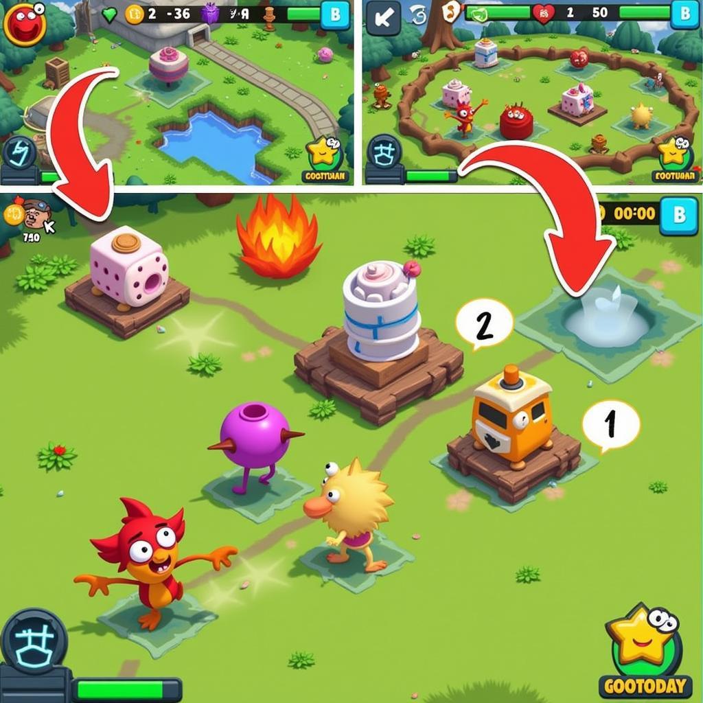 Bloons Adventure Time TD Mod APK Unlimited Gems Gameplay Screenshot