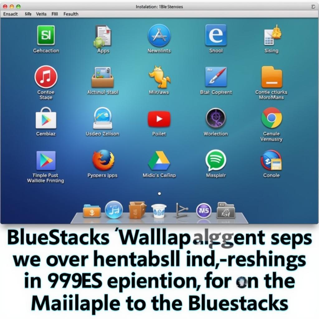 BlueStacks Home Screen with Installed Apps