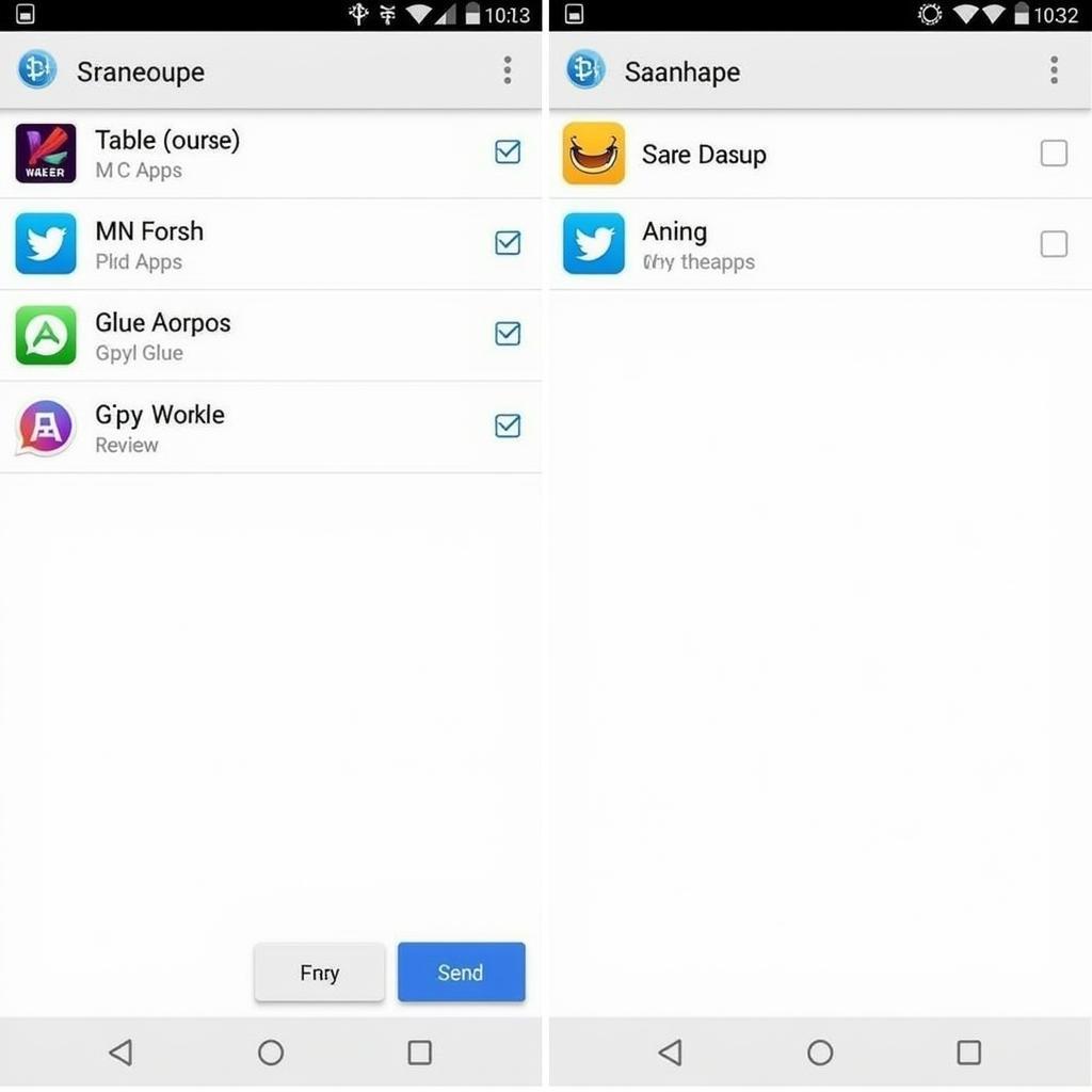 Bluetooth App Sender APK Interface Screenshot