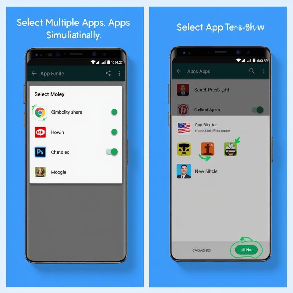 Selecting Multiple Apps for Transfer using Bluetooth App Sender APK