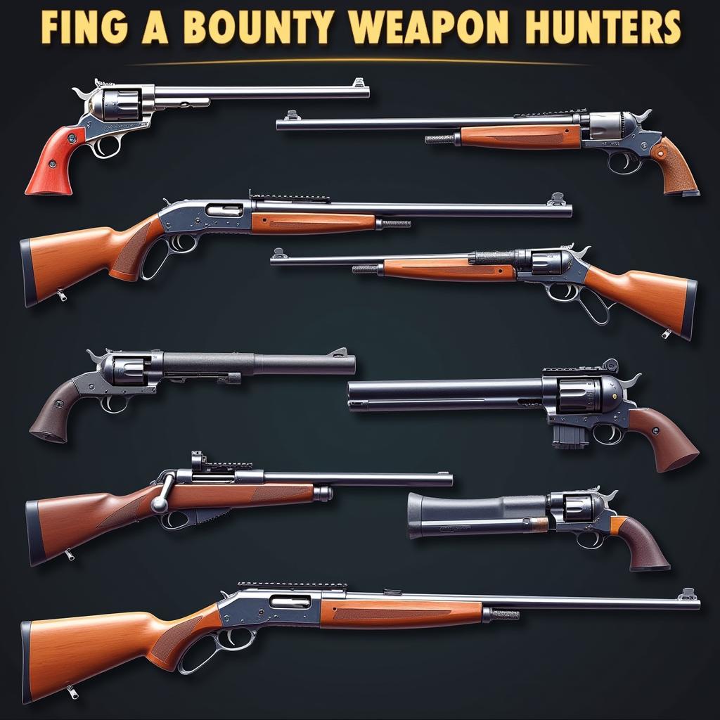 Bounty Hunter APK Different Weapon Options