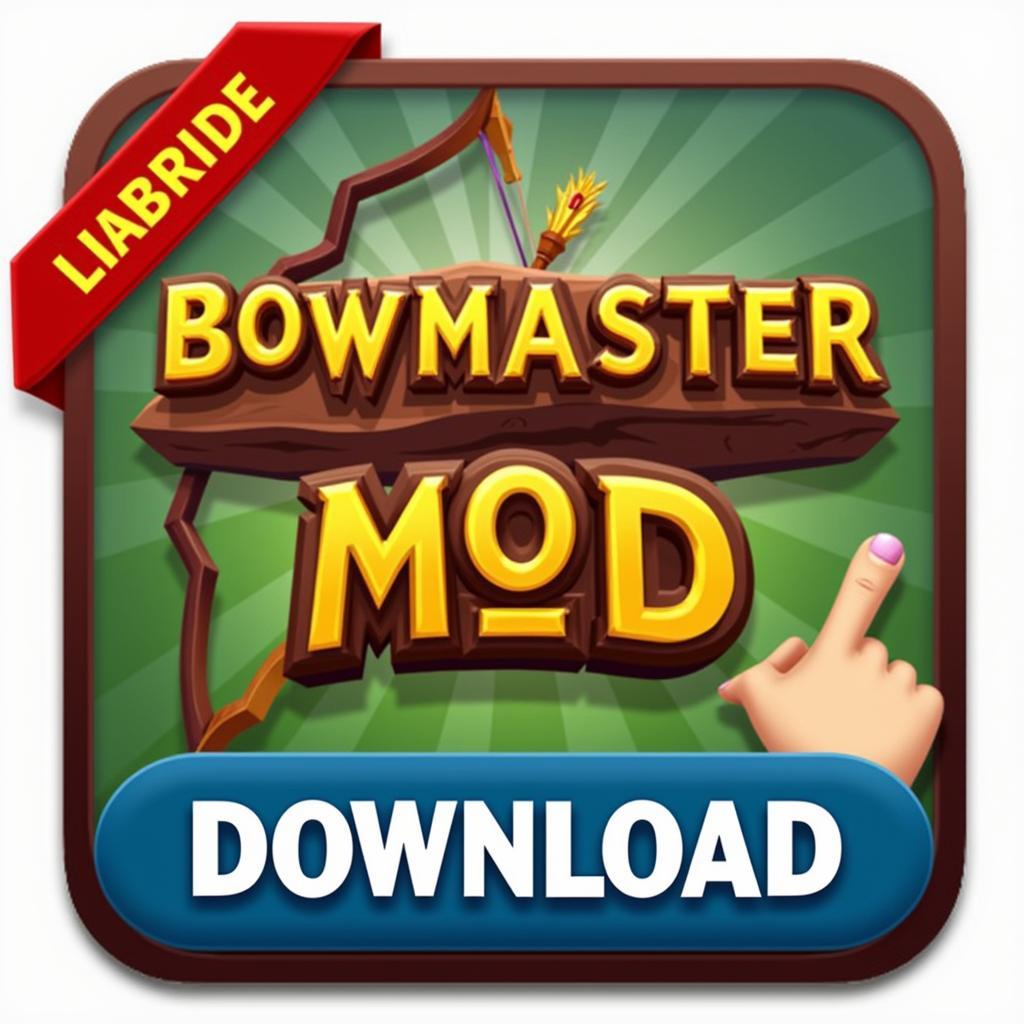 Bowmaster Mod APK Download Button