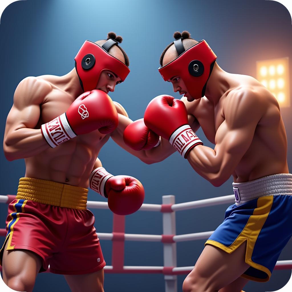 Boxing Star Mod APK Intense Fight Scene