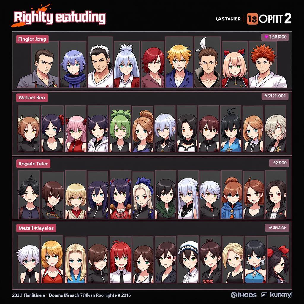 Brave Fighter 2 Hero Roster