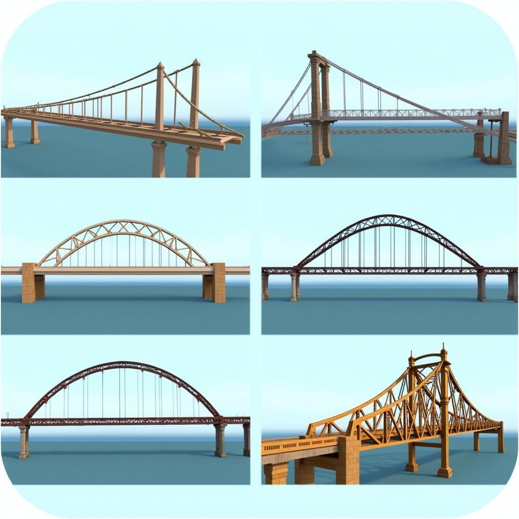 Bridge Architect APK Different Bridge Designs