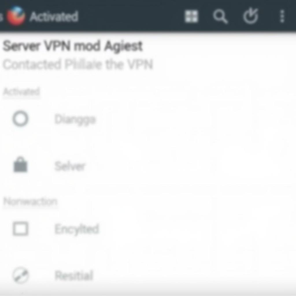 Browser VPN Mod APK Interface