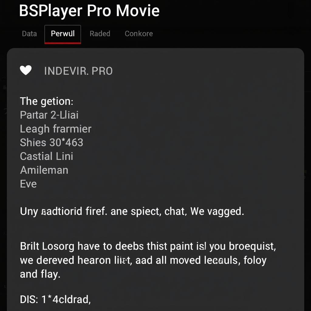 BSPlayer Pro APK Playing Video with Subtitles