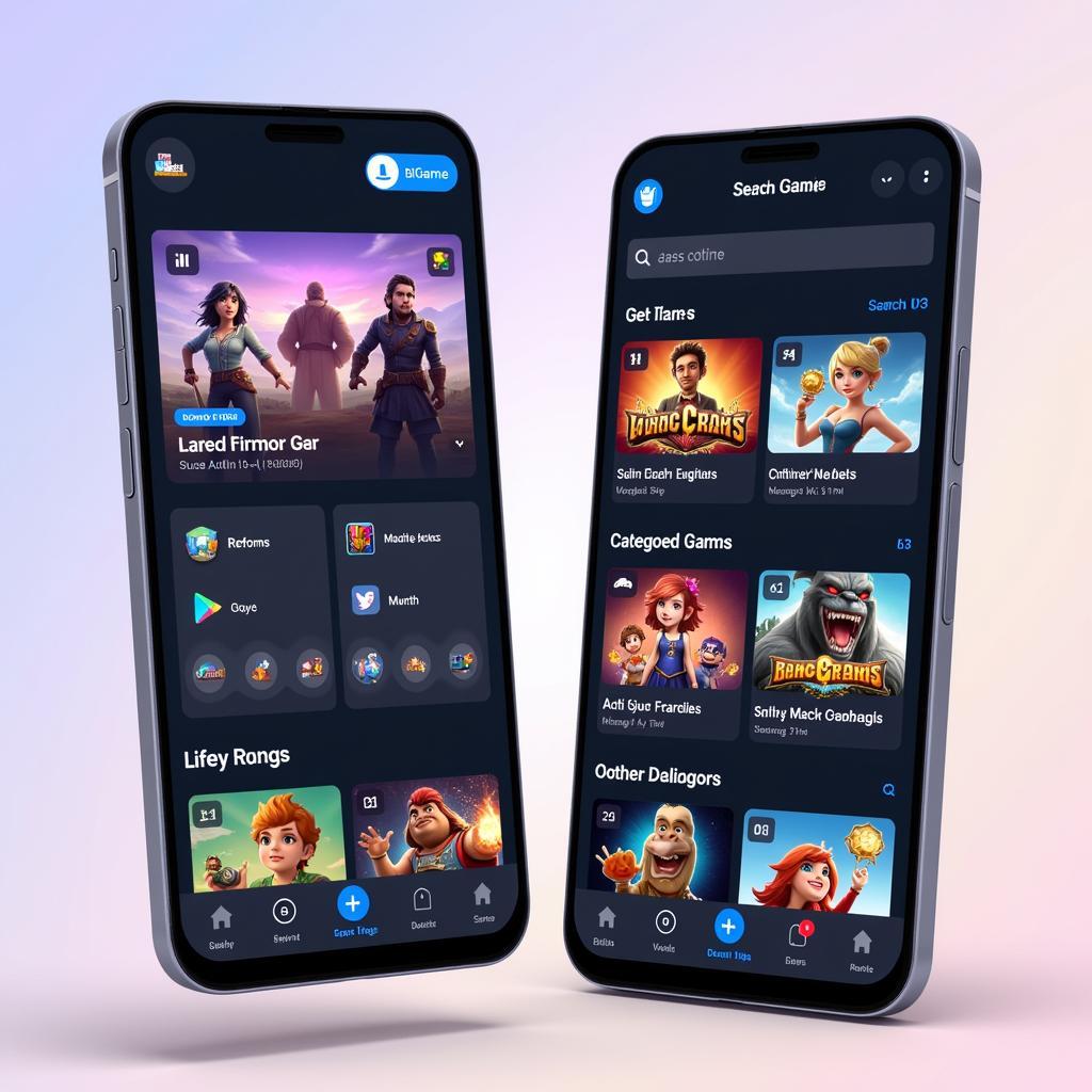 BTGame APK Interface Screenshot