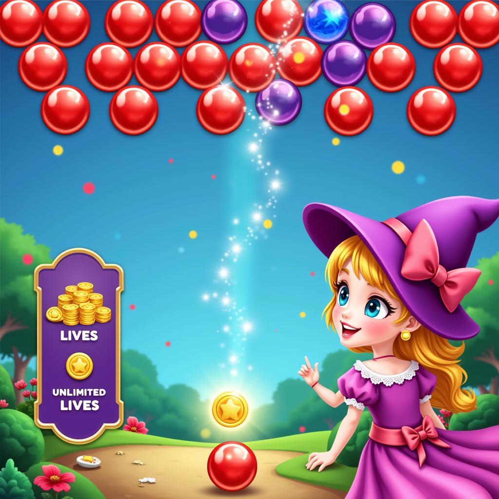 Bubble Witch 3 Saga Mod Apk Unlimited Everything Gameplay Screenshot