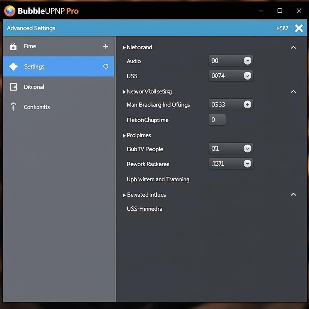 BubbleUPnP Pro Advanced Settings