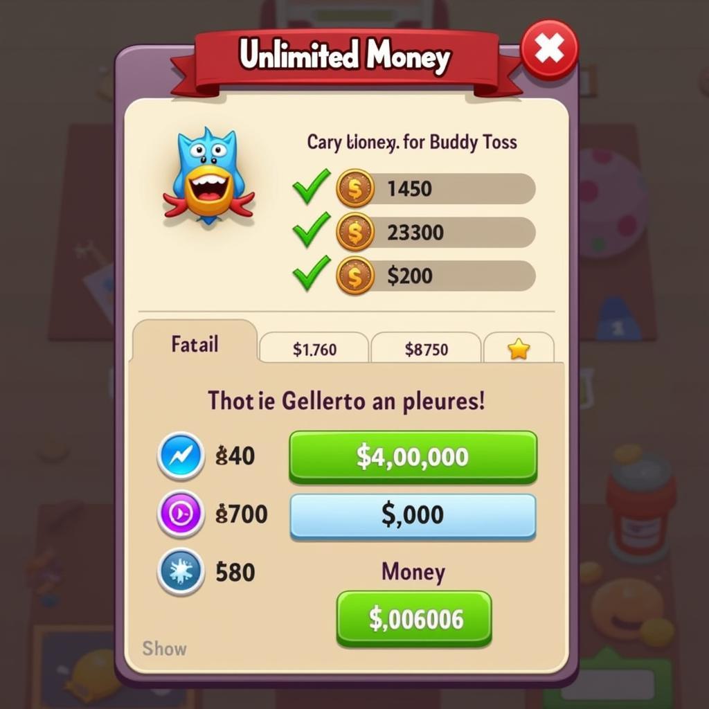 Buddy Toss Mod APK Unlimited Money Screenshot