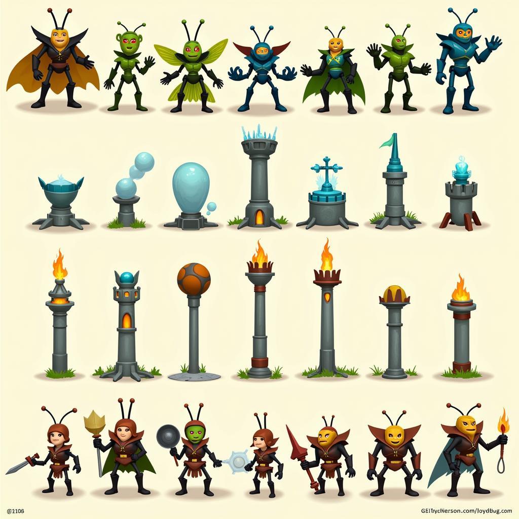 Bug Heroes 2 Heroes and Towers