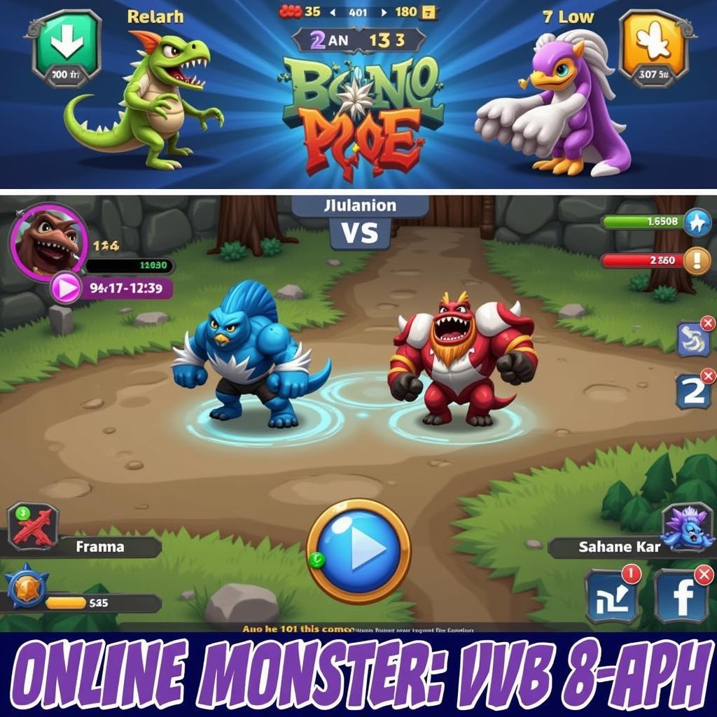 Bulu Monster 5.13.0 Mod APK Online Battle Screenshot