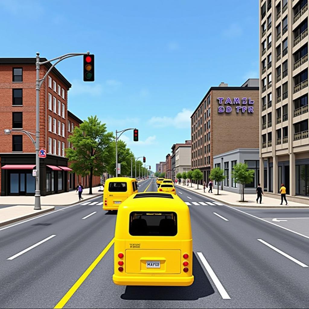 Bus Simulator APK City Environment