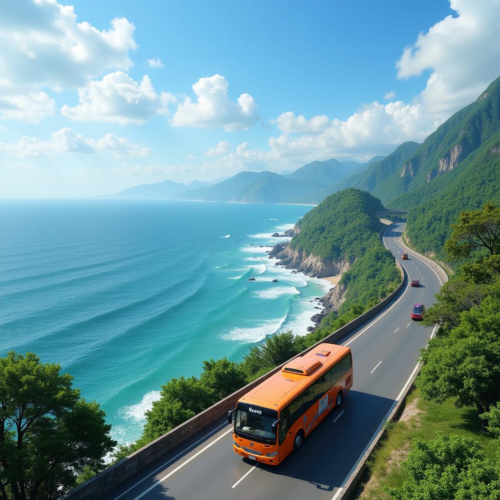 Bus Simulator Indonesia Mod Vietnam APK Scenic Route Gameplay