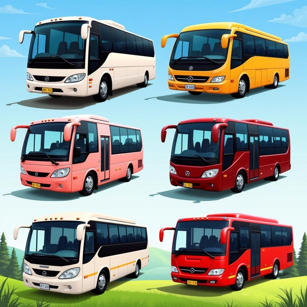 Bus Simulator Unlimited Mod APK RevDL Bus Selection Screen