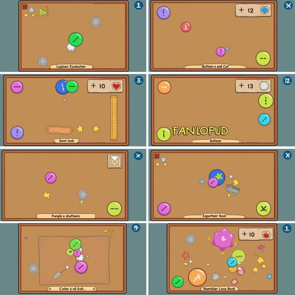 Buttons and Scissors Gameplay Screenshot