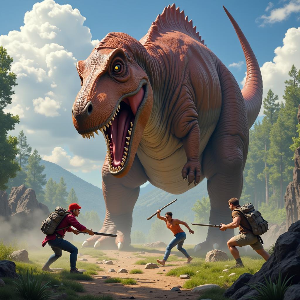 Cadillac Dinosaurs APK Boss Battle Screenshot