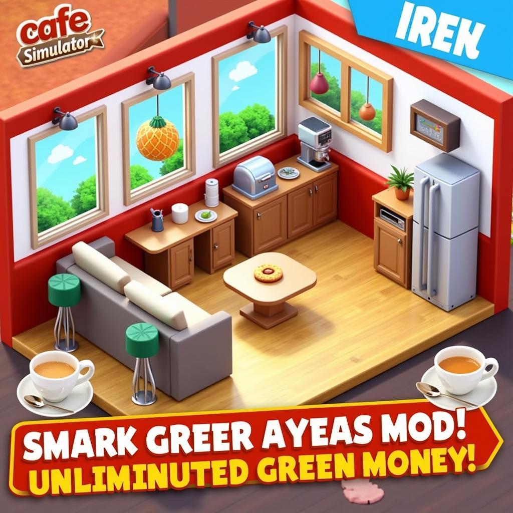 Cafe Simulator Mod APK Unlimited Money Gameplay