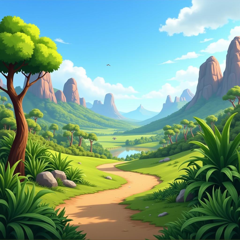 Call Mini Dino Hunter Mod APK Game Environment