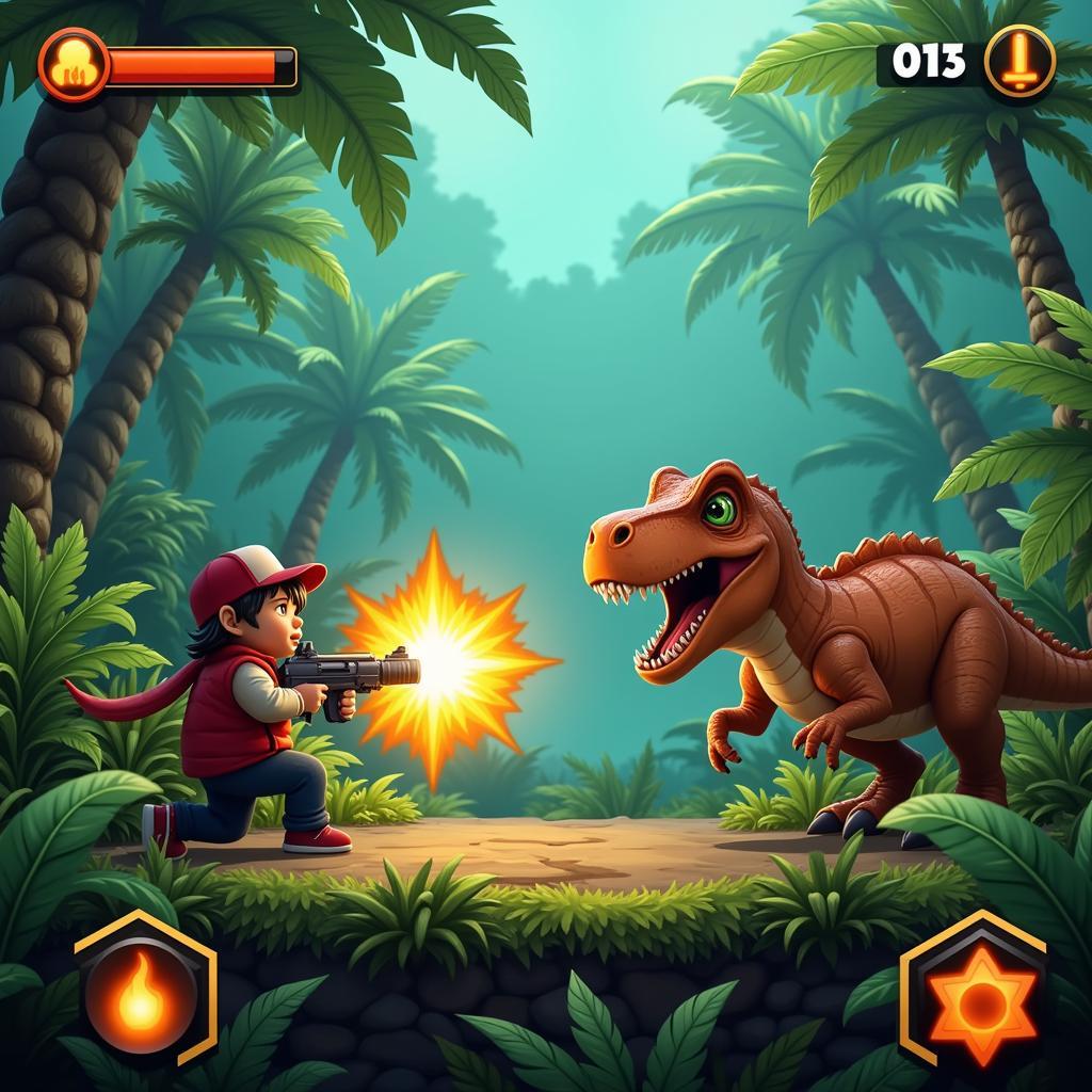 Call of Mini Dino Hunter Gameplay Screenshot