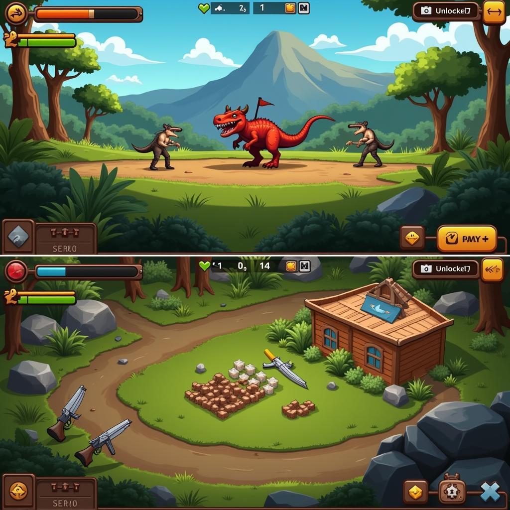 Call of Mini Dino Hunter Hack APK Gameplay Screenshot