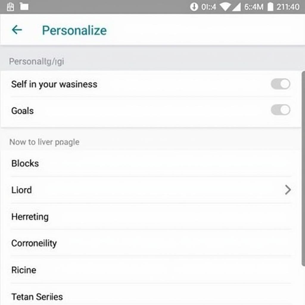 Calm APK Pro Personalized Settings