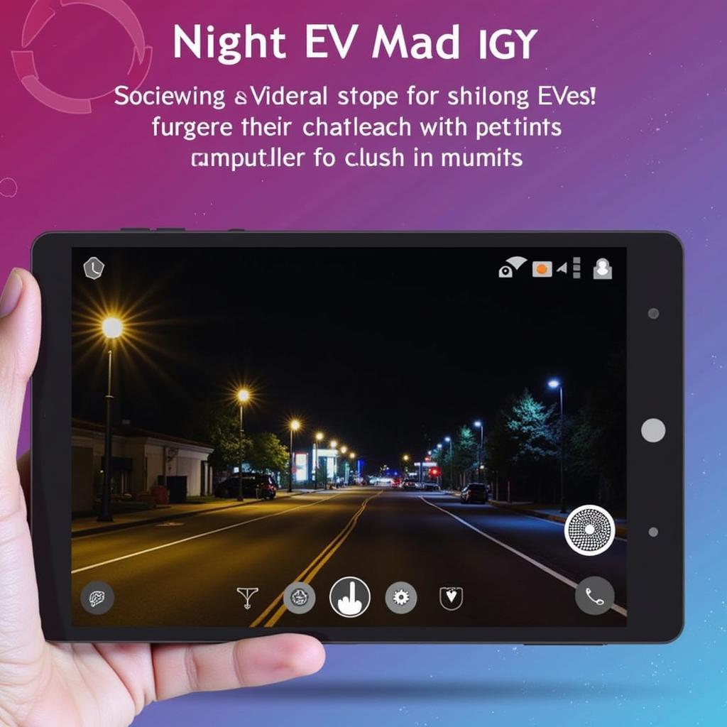 Camera EV5 Pro APK Low Light Photography