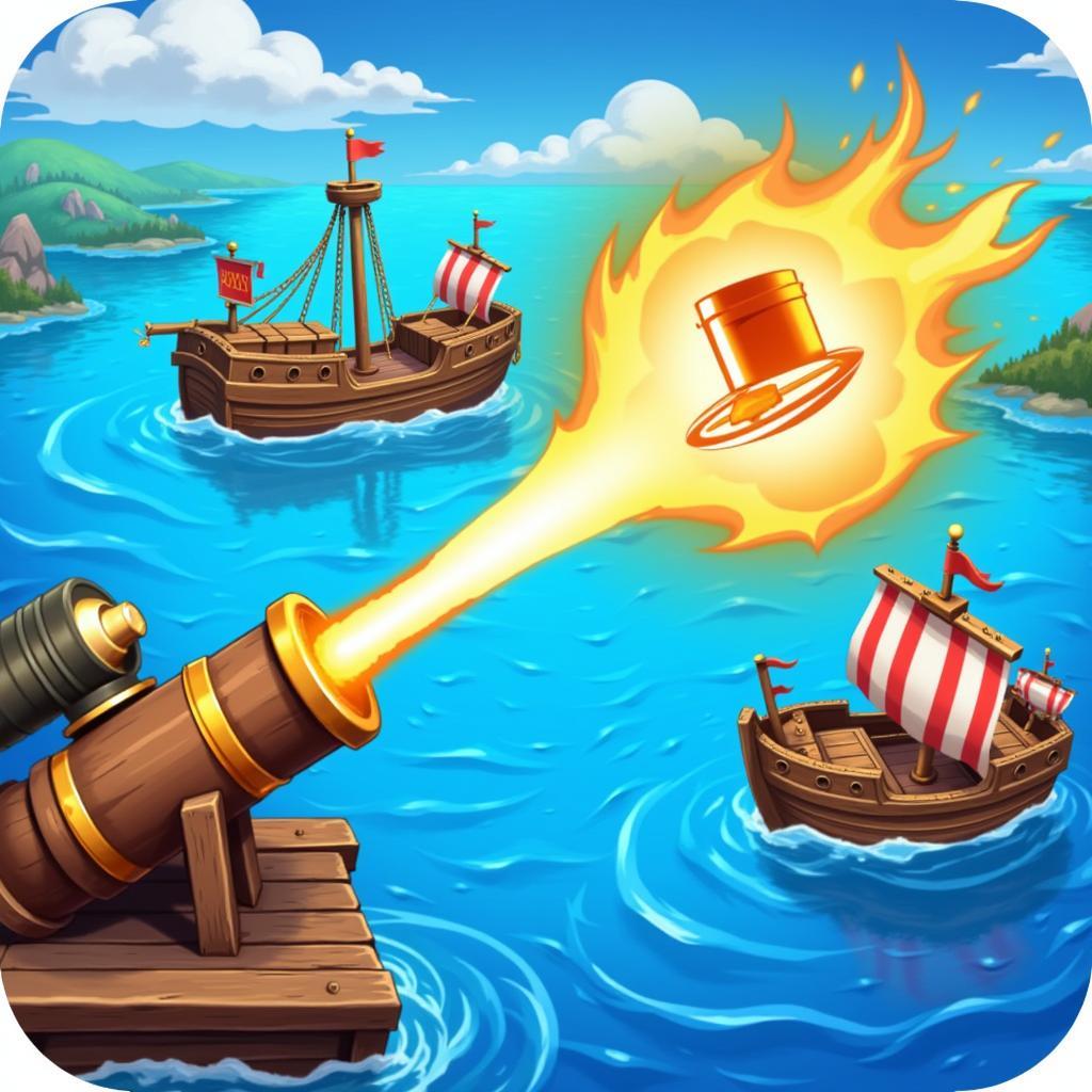 Cannon Hero Mod APK Gameplay Screenshot