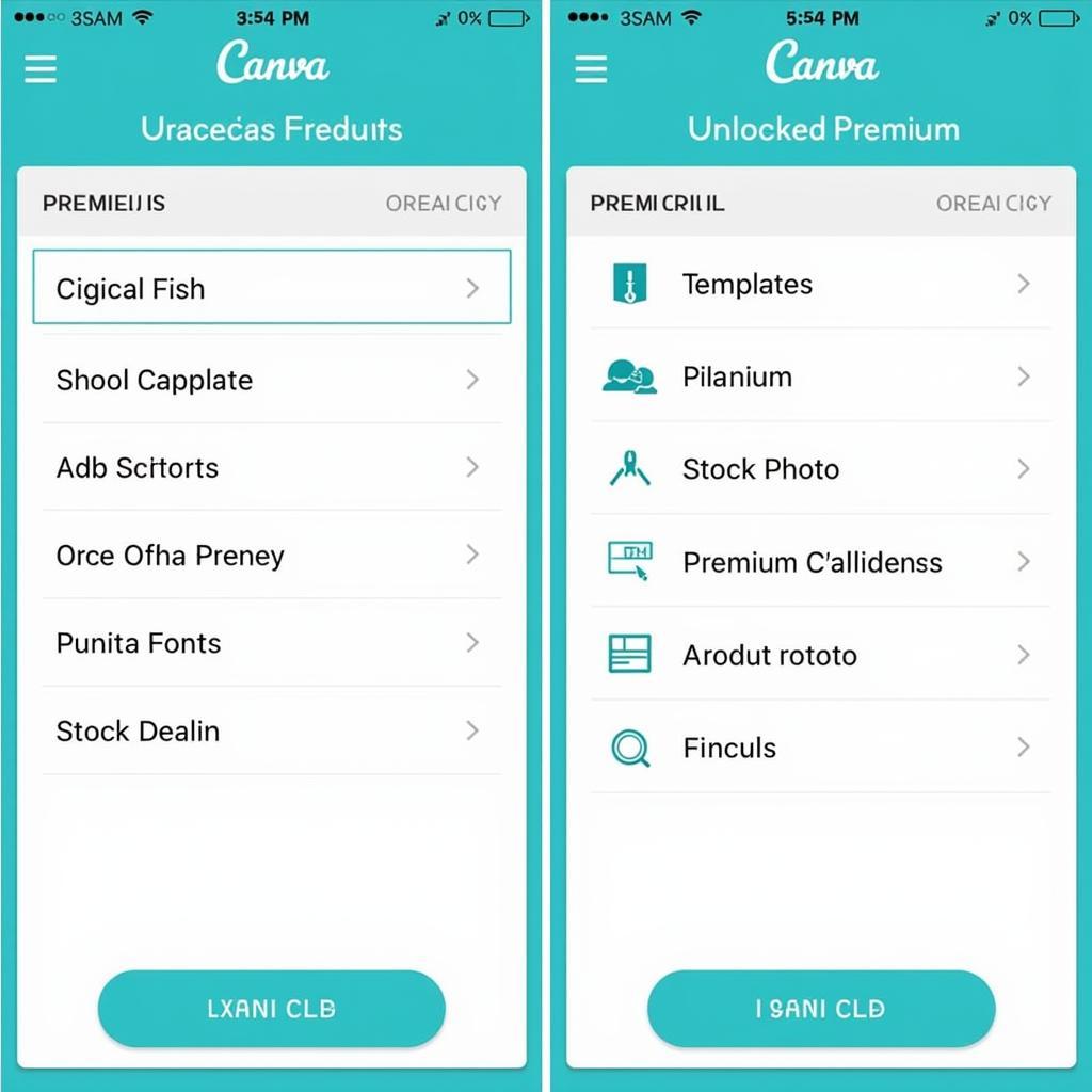 Canva Cracked APK Interface