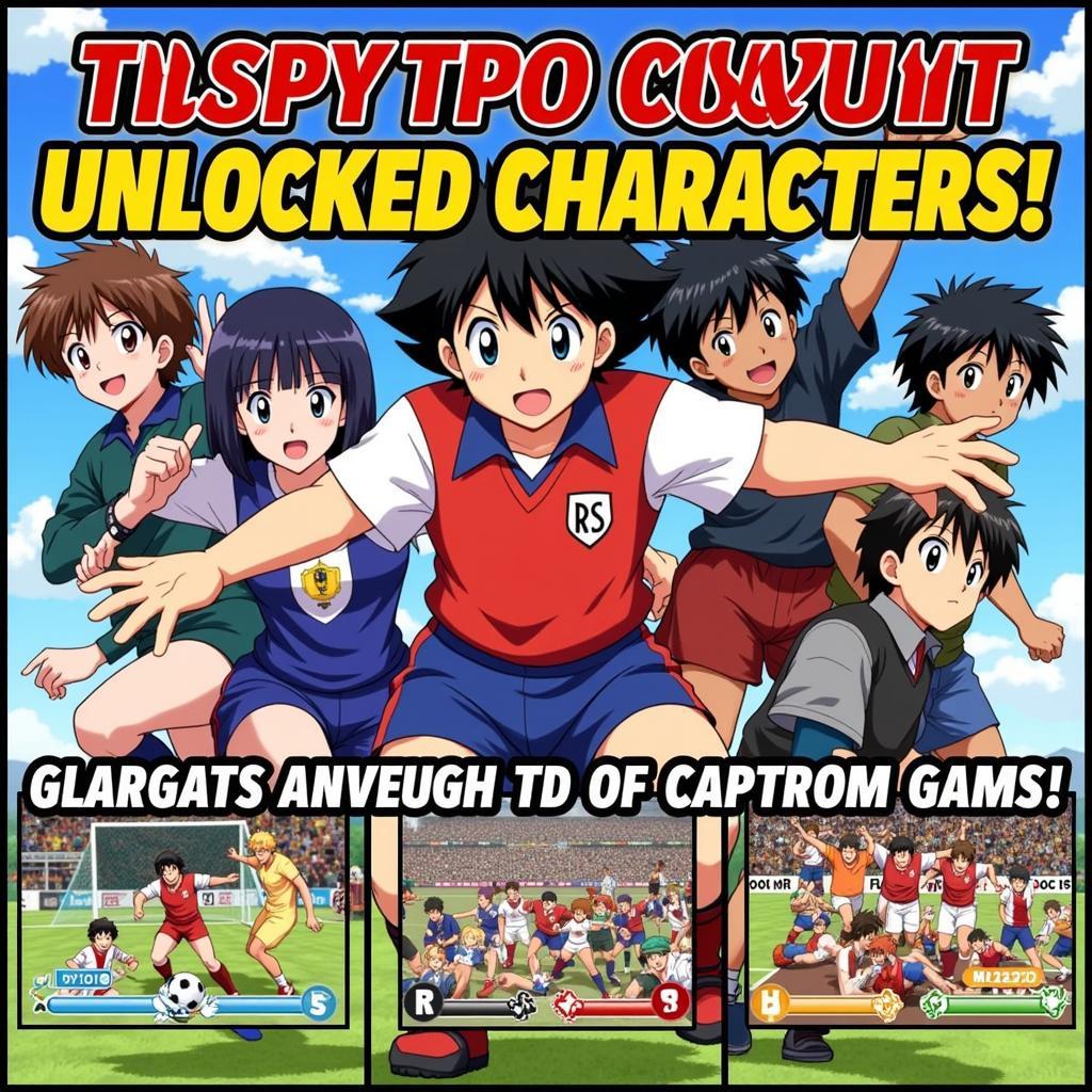 Captain Tsubasa Mod APK Unlocked Characters