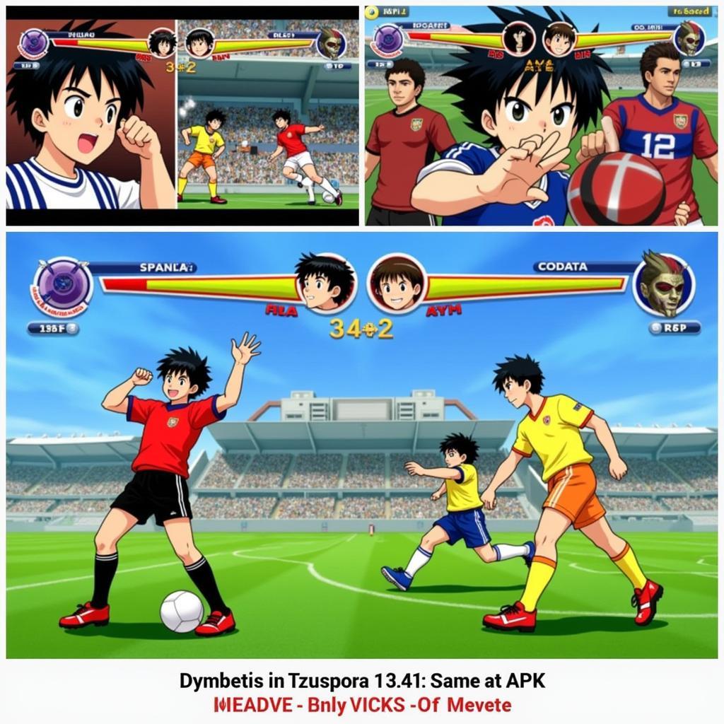 Captain Tsubasa Mod APK Gameplay Screenshot